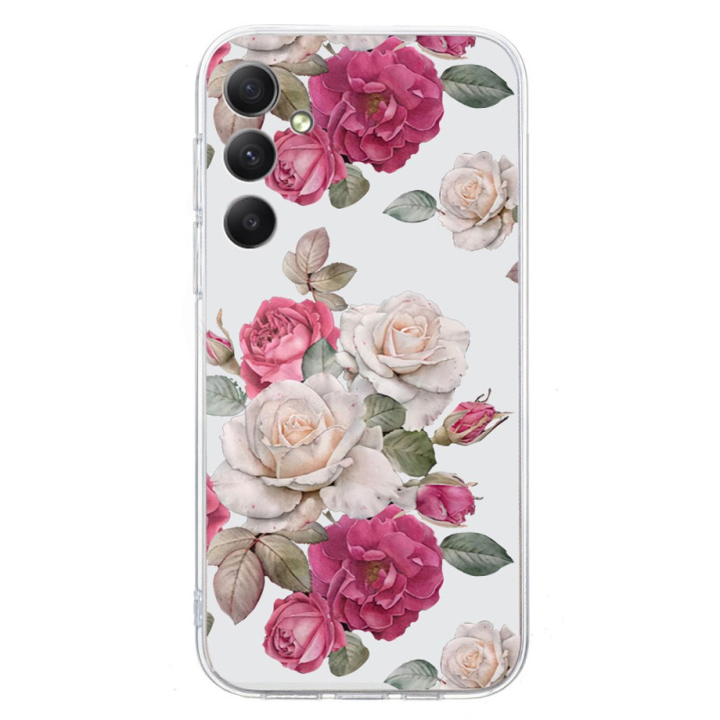 Capa Peonies para Samsung Galaxy S24 FE