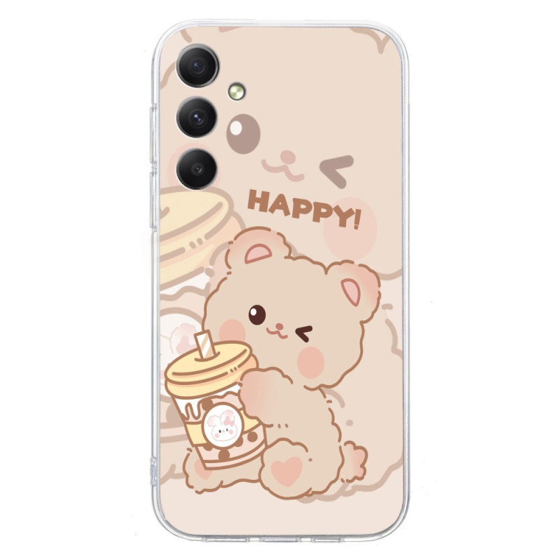 Capa de ursinho de peluche para Samsung Galaxy S24 FE