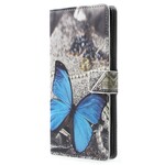 Samsung Galaxy Note 9 Case Butterfly Blue