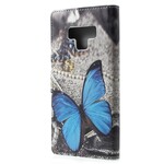 Samsung Galaxy Note 9 Case Butterfly Blue