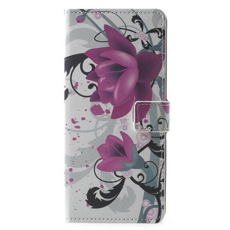 Samsung Galaxy Note 9 Capa Flores Tropicais