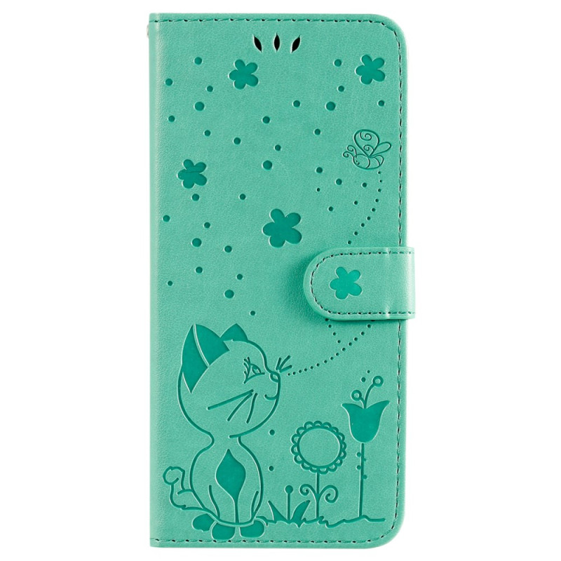 Capa para Samsung Galaxy S24 FE Gato e Abelha