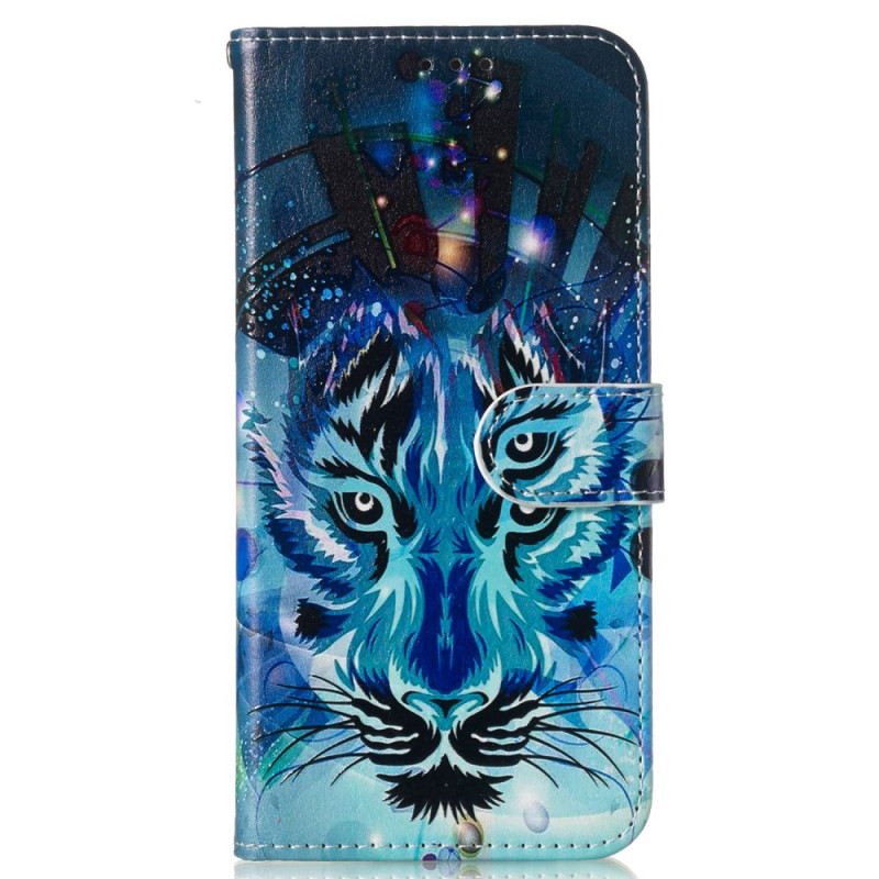 Samsung Galaxy S24 FE Lanyard Capa de lobo impressa