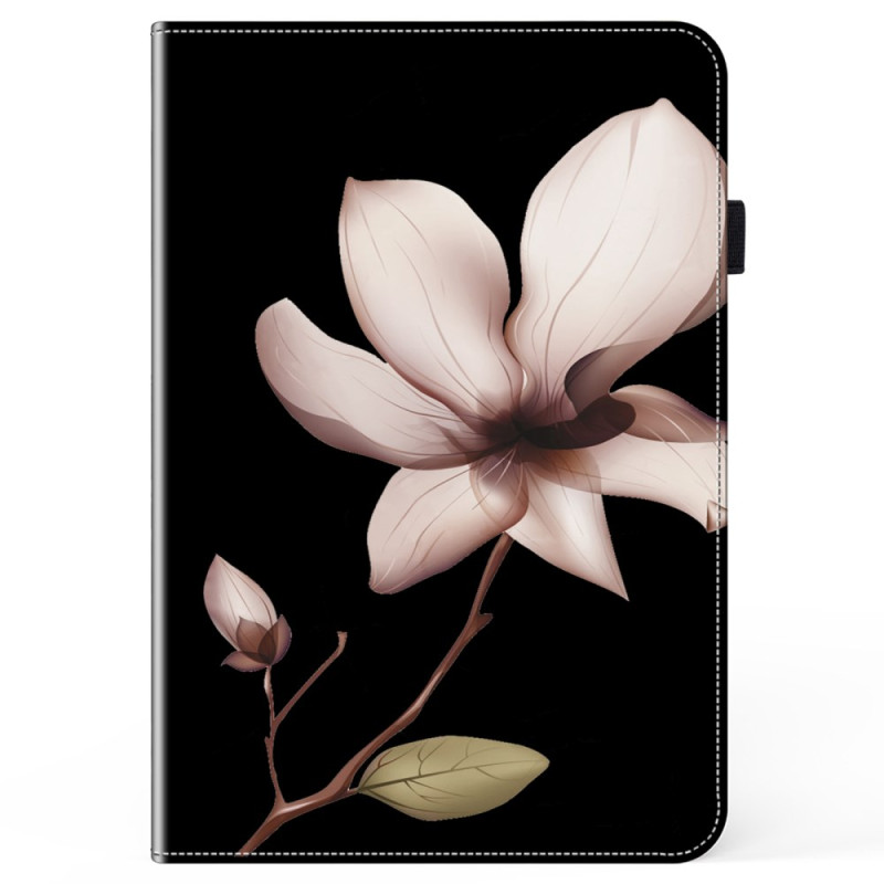 Capa rosa flor para iPad Pro 13 (2024)