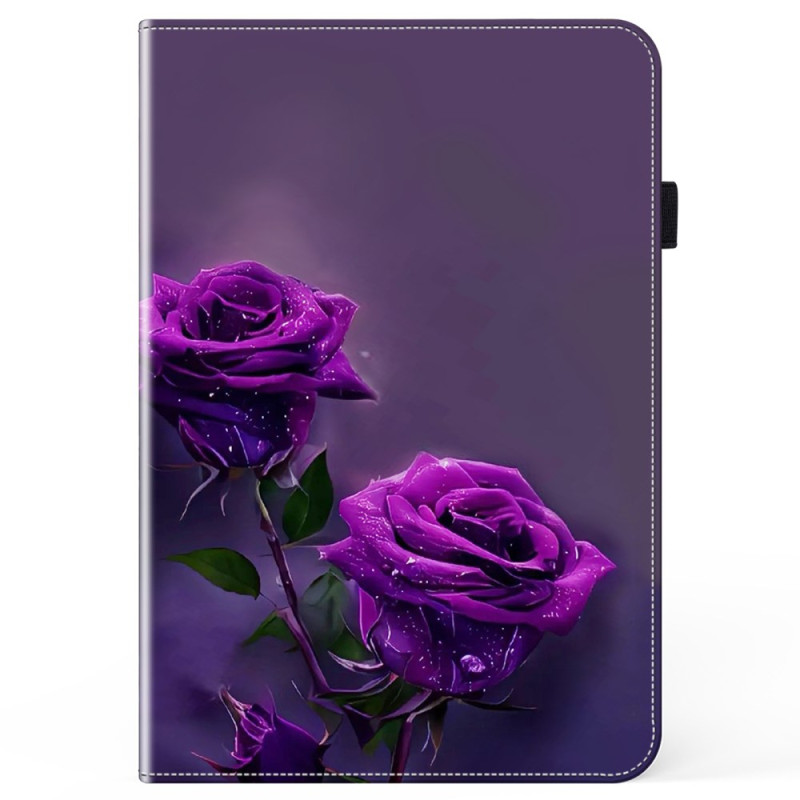 Capa para iPad Pro 13 (2024) Purple Roses