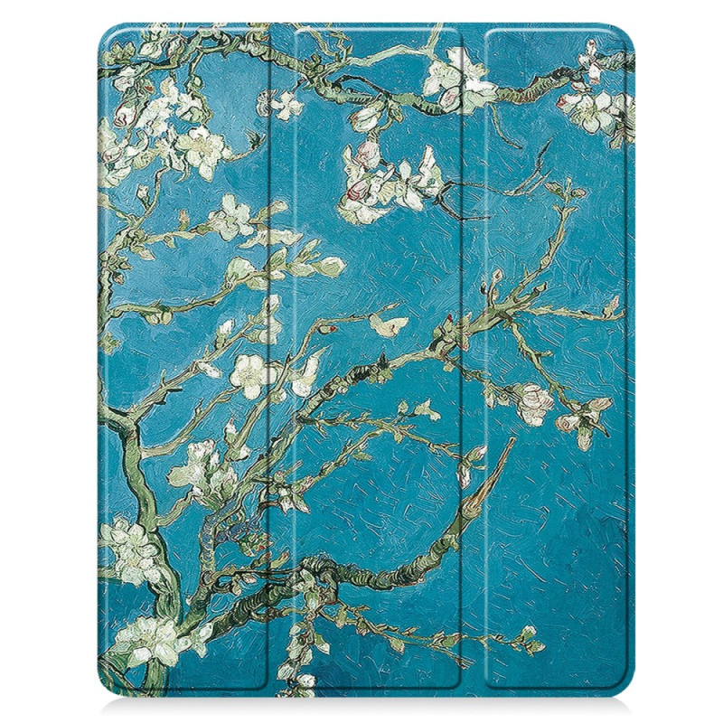 Capa inteligente para iPad Air 13 (2024) Flores de damasco