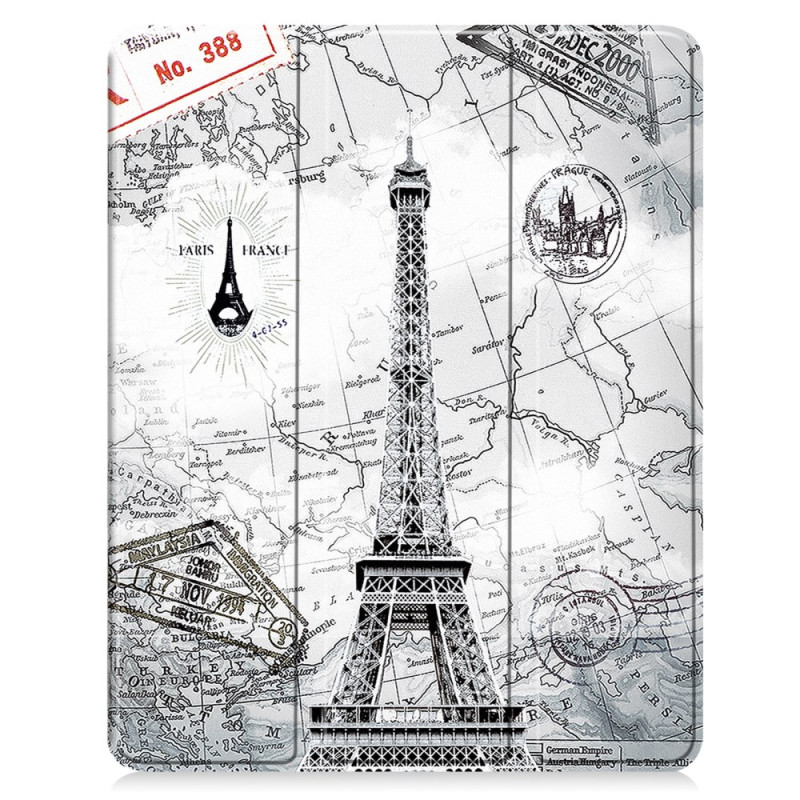 Capa inteligente para iPad Air 13 (2024) Vintage Torre Eiffel