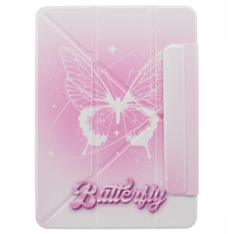 Capa inteligente para iPad Air 13 (2024) Origami Butterfly Rosa