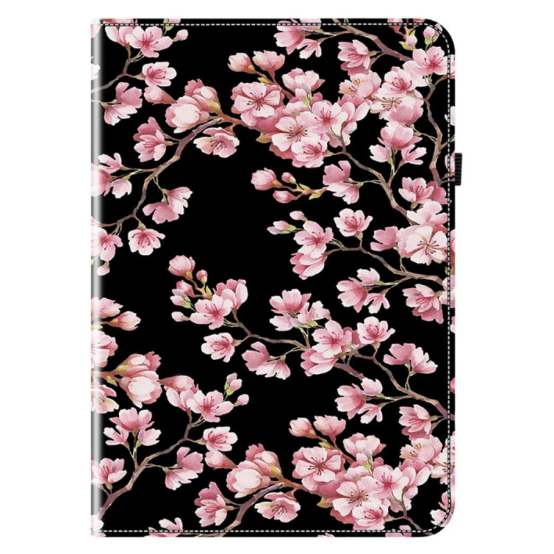 iPad Air 13 (2025) (2024) Capa
 em forma de flor de ameixa