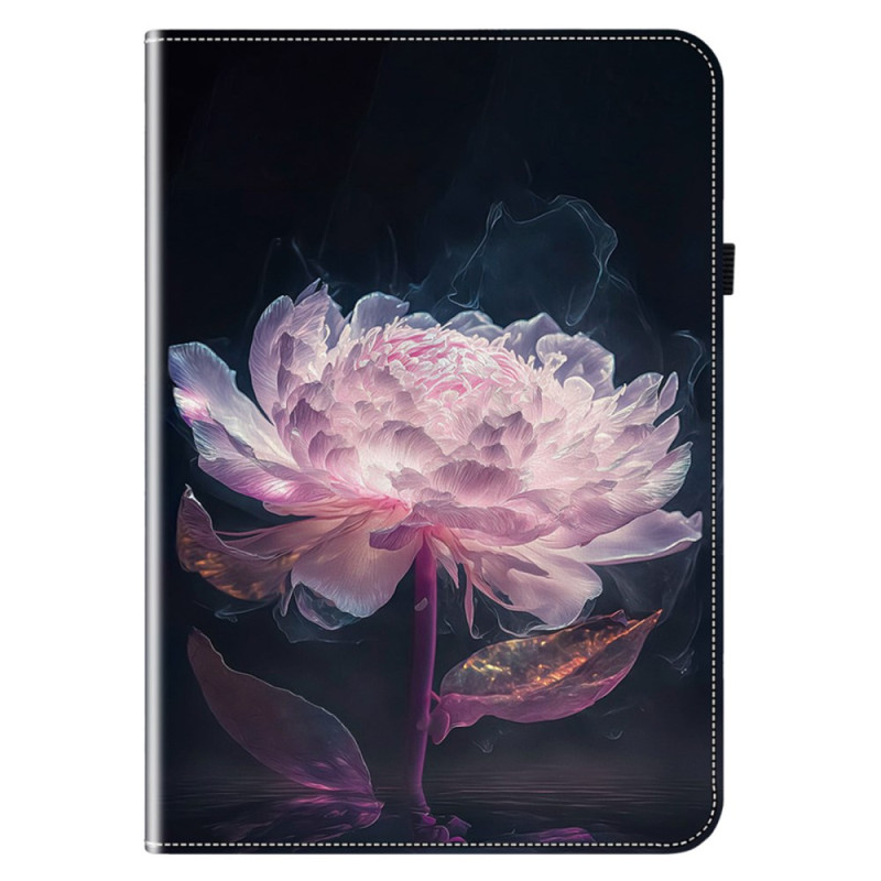 Capa Peony roxa para iPad Air 13 (2025) (2024)