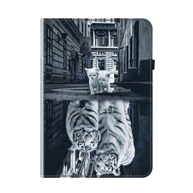 Capa para iPad Air 13 (2024) Gato e Tigre