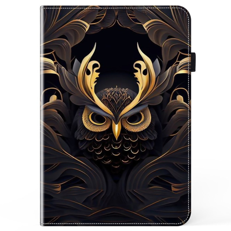 Capa coruja dourada para iPad Pro 11 (2024)