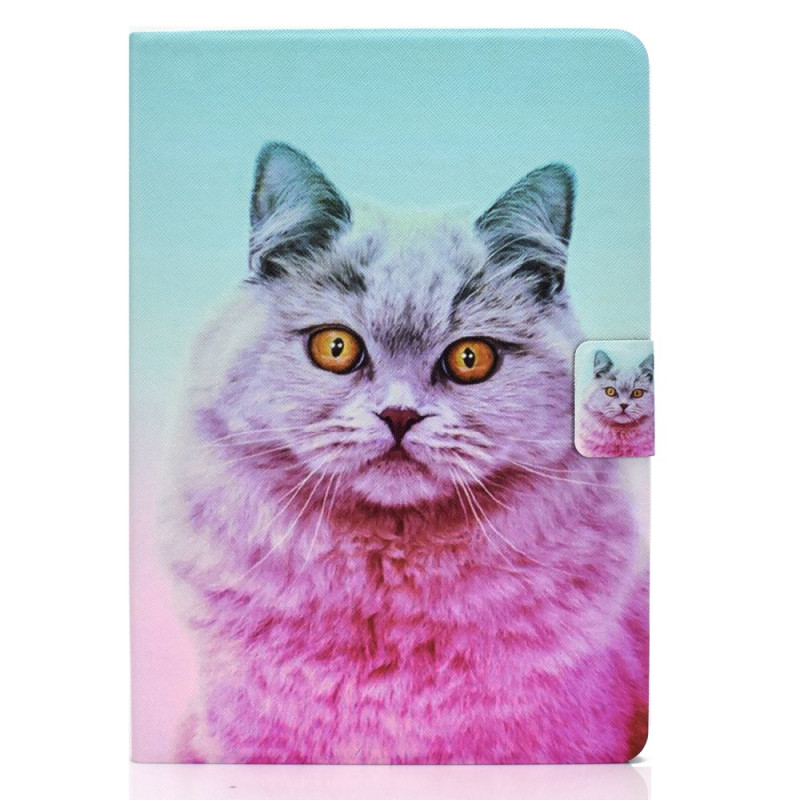 Capa de gato cor-de-rosa para iPad Pro 11 (2024)