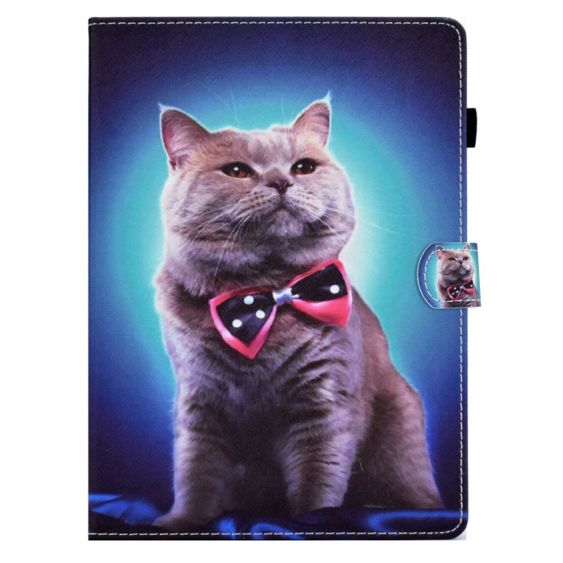 Capa para iPad Pro 11 (2024) Gato com laço