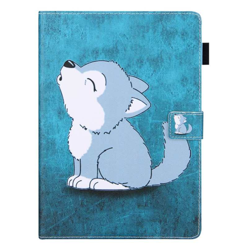 Capa para iPad Pro 11 (2024) Lobo Fofo