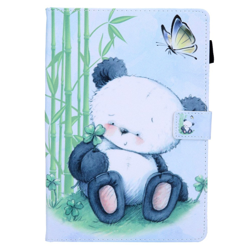 Capa para iPad Pro 11 (2024) Panda e Borboleta