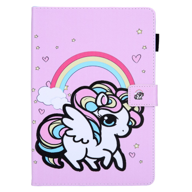 Capa para iPad Pro 11 (2024) Rainbow Unicorn