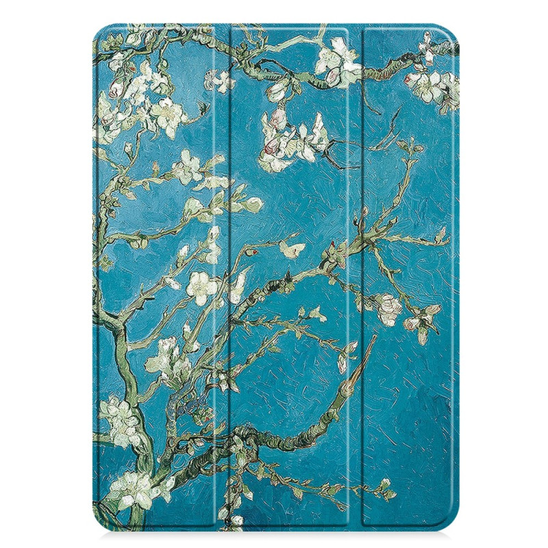 Capa inteligente para iPad Pro 11 (2024) Flores de damasco