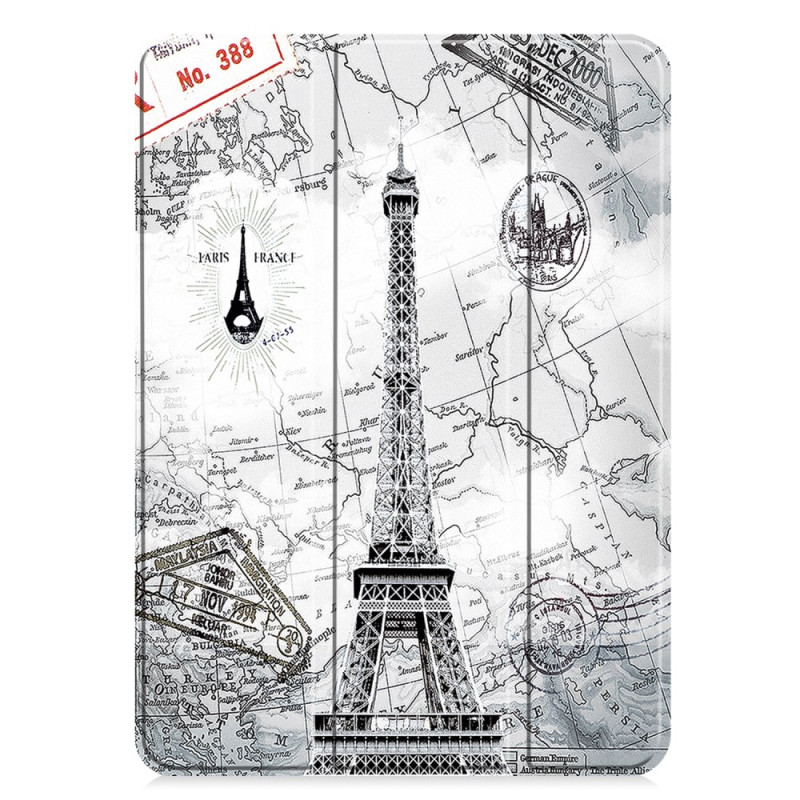 Capa inteligente para iPad Pro 11 (2024) Vintage Torre Eiffel