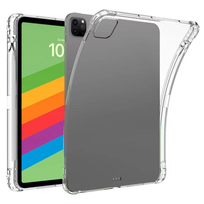 Capa transparente para iPad Pro 11 (2024) com suporte para Stylus