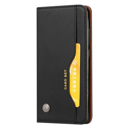 Capa Flip Xiaomi Redmi Note 5 Capa de cartão em pele