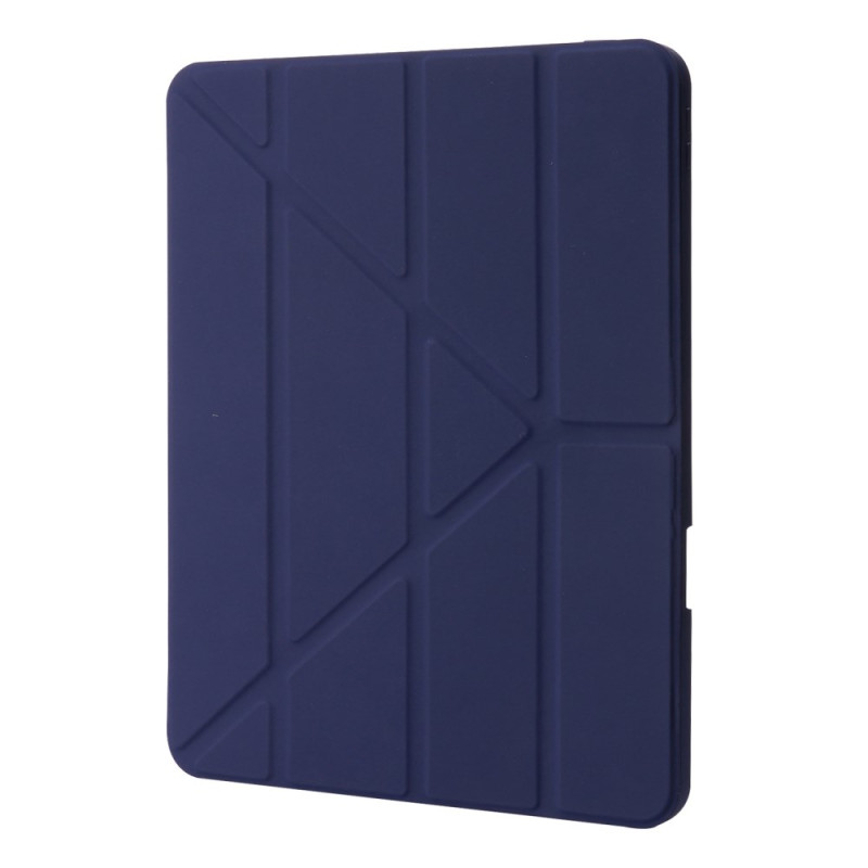 Capa inteligente para iPad Pro 12,9" com efeito de couro e suporte para origami