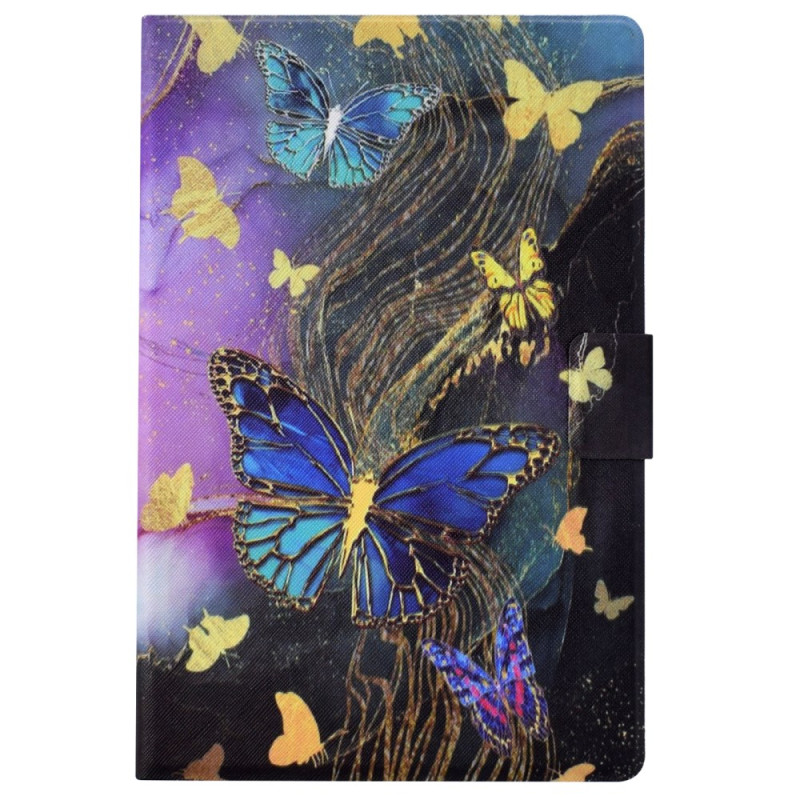 Capa para iPad Air 11 (2024)/Air (2022) (2020)/ Pro 11 Gold Butterflies