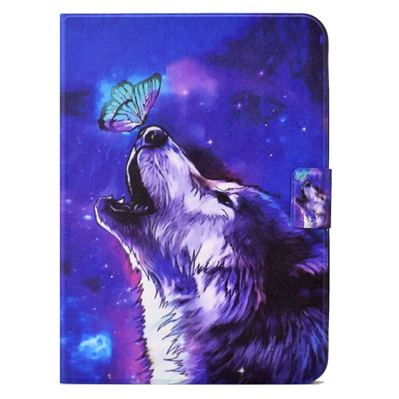 Capa Borboleta e Lobo para iPad Air 11 (2024)/Air (2022) (2020)/Pro 11