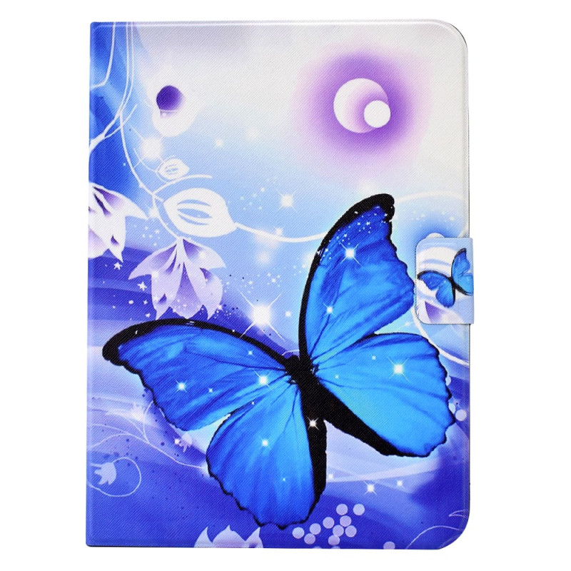 Capa para iPad Air 11 (2024)/Air (2022) (2020)/ Pro 11 Butterfly Blue Graphic