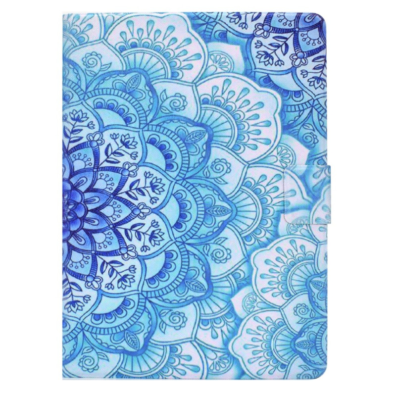 Capa Mandala Flower azul para iPad Air 11 (2024)/Air (2022) (2020)/ Pro 11