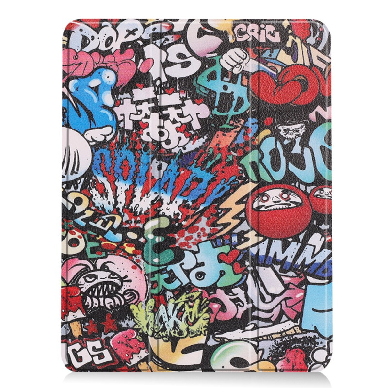 Capa Capa inteligente
 para iPad Air 11 (2024) Graffiti Styling Case