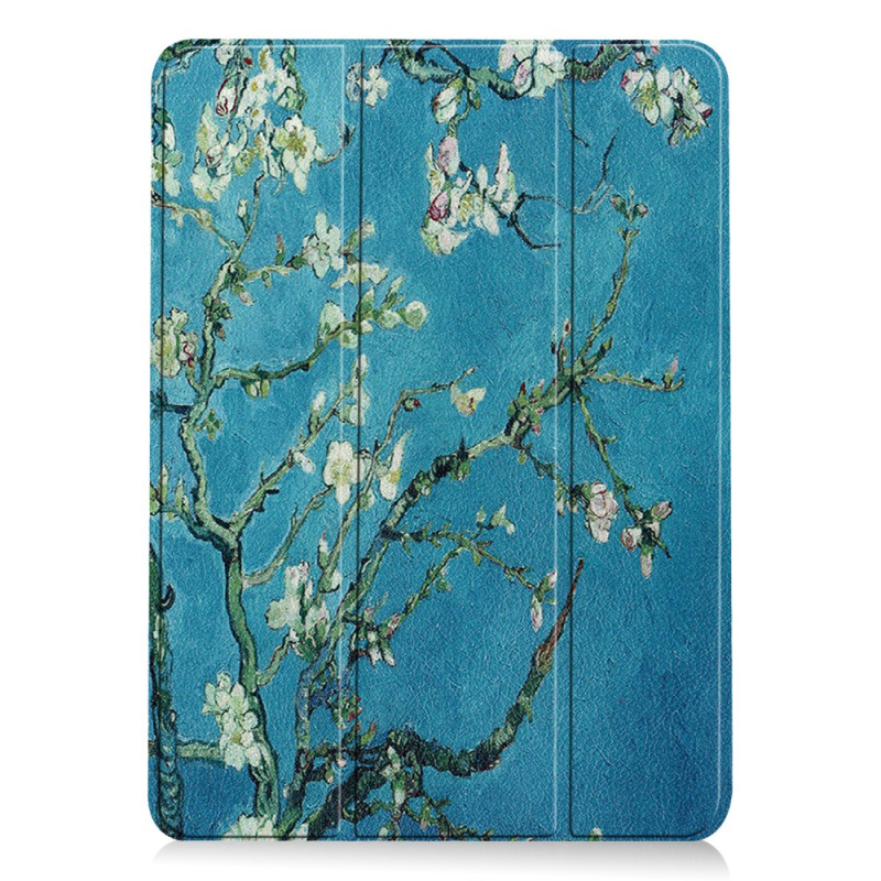 Capa inteligente para iPad Air 11 (2024) Flores de damasco