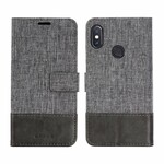 Xiaomi Redmi Note 5 Case Muxma Tecido e Efeito Couro
