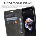 Xiaomi Redmi Note 5 Case Muxma Tecido e Efeito Couro