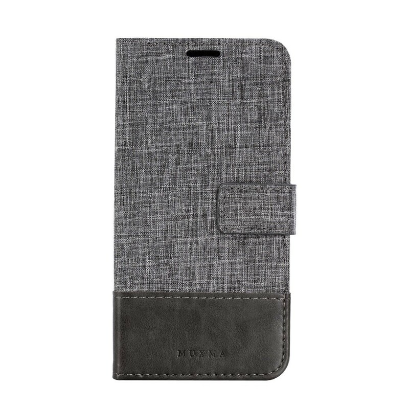 Xiaomi Redmi Note 5 Case Muxma Tecido e Efeito Couro