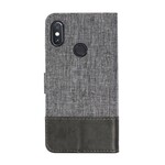 Xiaomi Redmi Note 5 Case Muxma Tecido e Efeito Couro