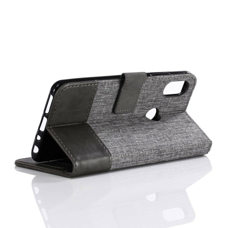 Xiaomi Redmi Note 5 Case Muxma Tecido e Efeito Couro