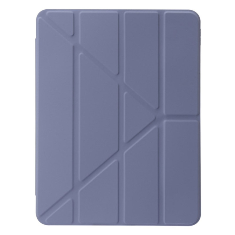 Capa inteligente para iPad Air 11 (2024) Suporte Origami e parte traseira transparente