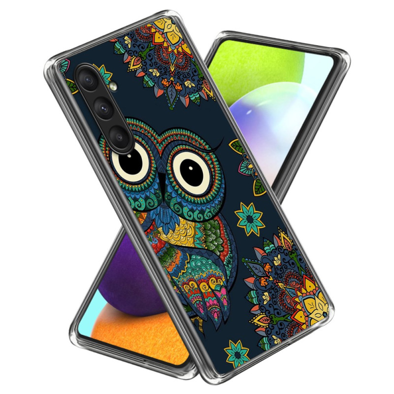 Capa artística de coruja para Samsung Galaxy A24 4G