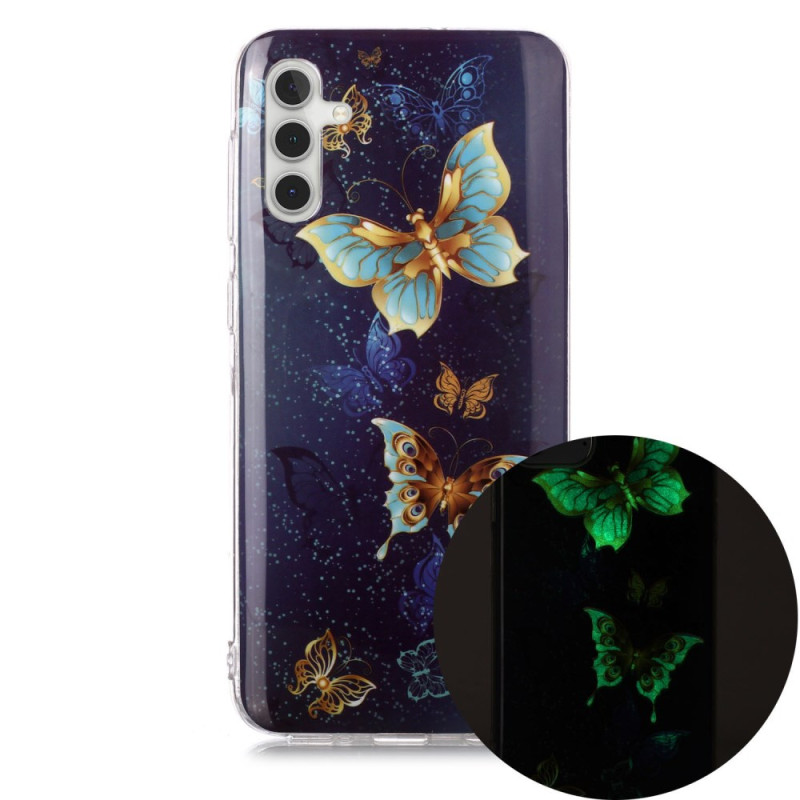 Capa Samsung Galaxy A24 4G Borboletas coloridas luminosas