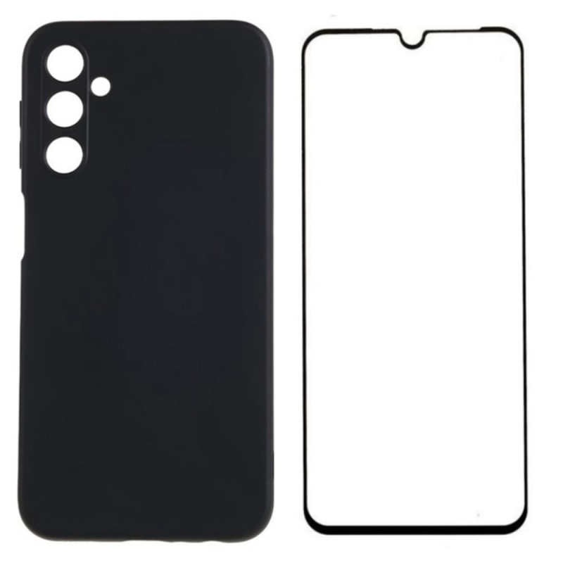 Capa Samsung Galaxy A24 4G Protetor de ecrã de vidro temperado WANLONFENG