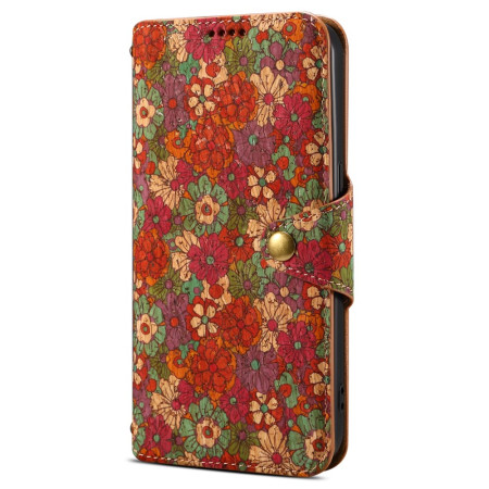 Capa com impressão floral...