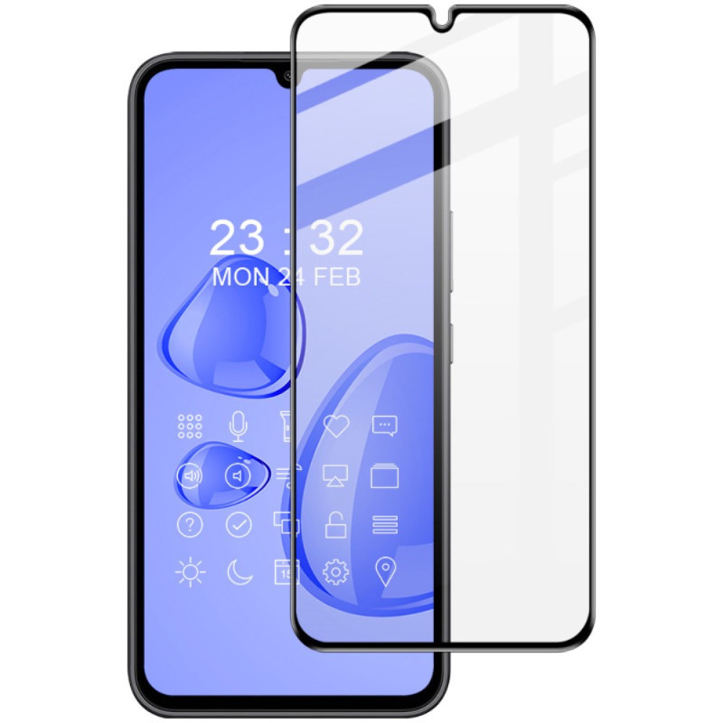 Protetor de ecrã integral de vidro temperado para Samsung Galaxy A24 4G