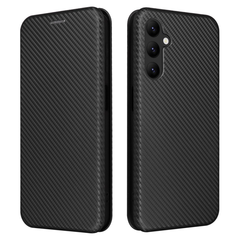 Capa Flip Cover Samsung Galaxy A24 4G Fibra de Carbono