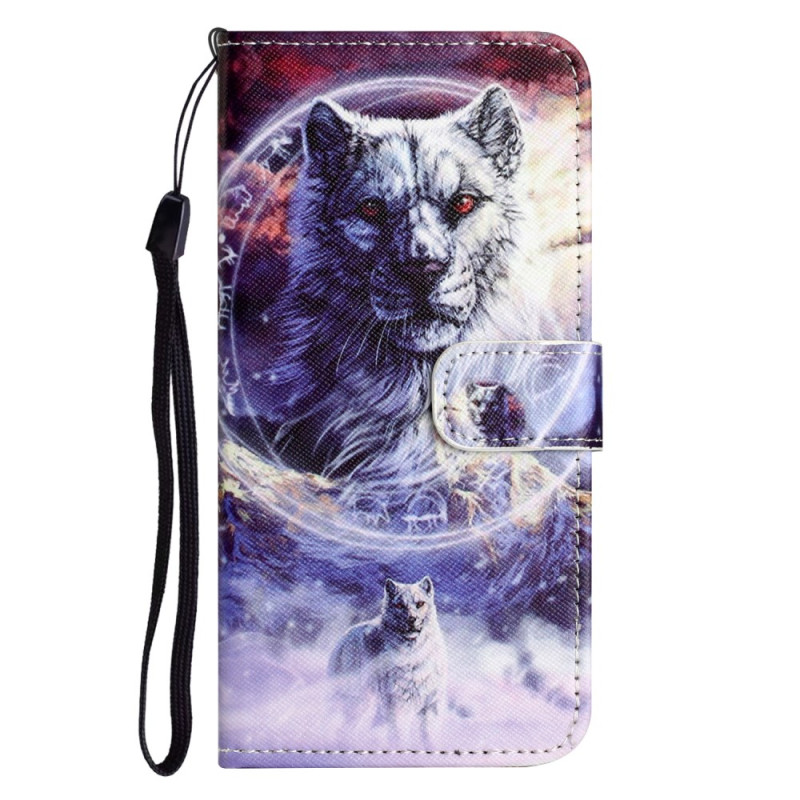 Capa para Nokia C32 Snow Wolf Strap