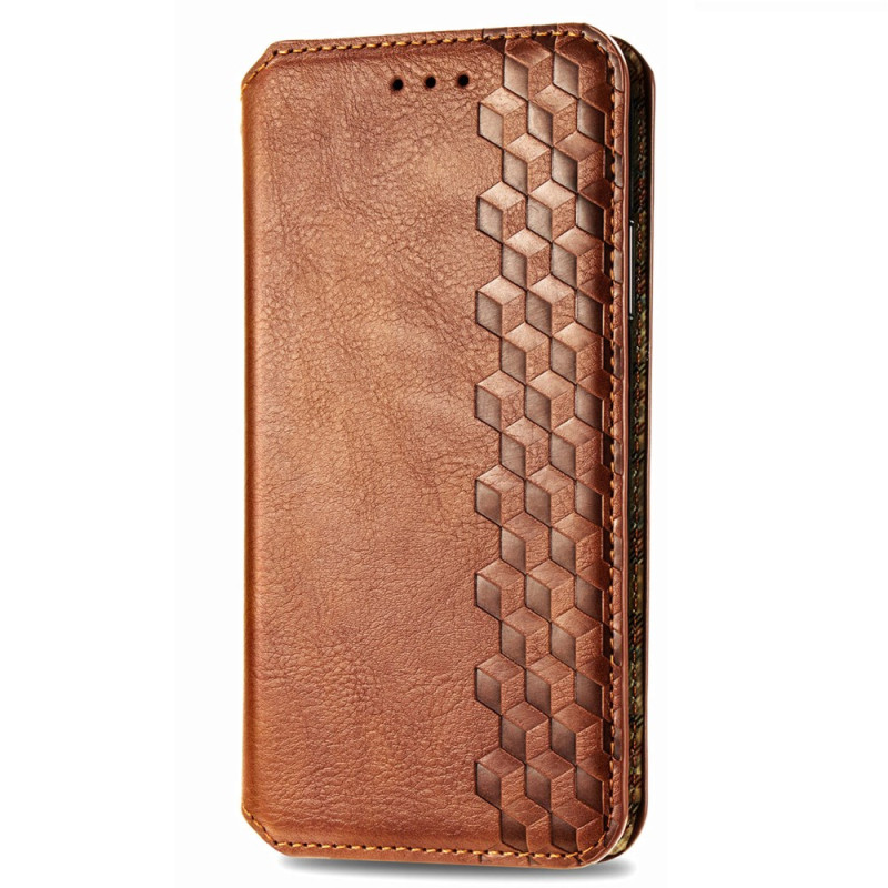 Capa Flip Cover Nokia C32 Efeito Couro Vintage Frise Losanges