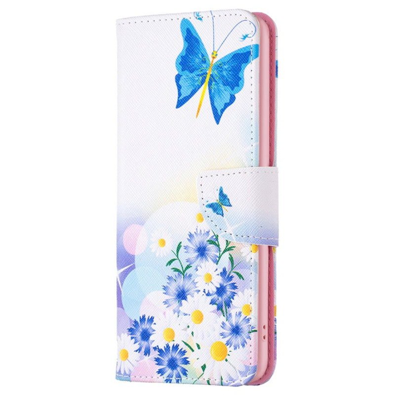 Capa Samsung Galaxy A05 Borboletas e flores