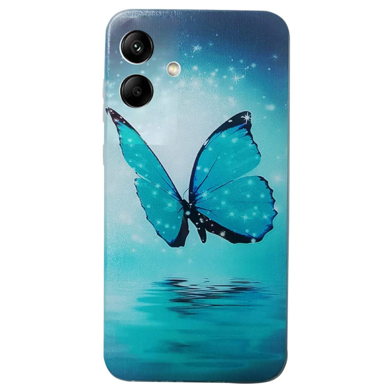 Capa borboleta azul para Samsung Galaxy A05