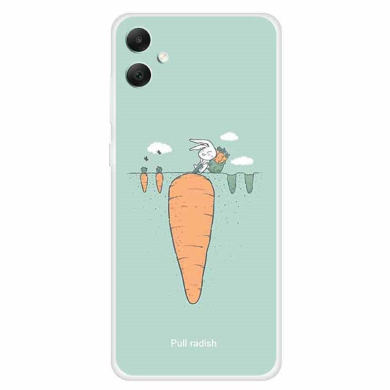 Capa para Samsung Galaxy A05 Rabanete e coelho