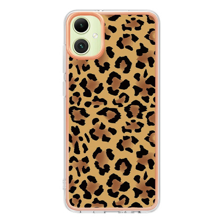 Capa com padrão de leopardo...